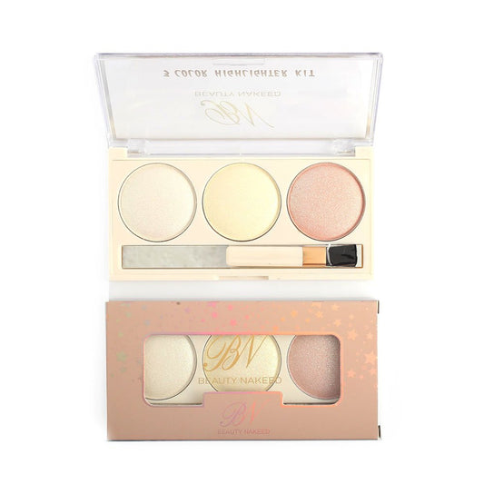 Beauty Nakeed 3 colour highligter kit
