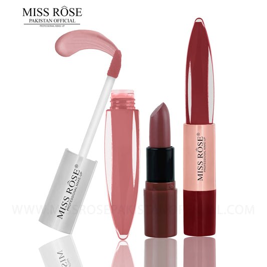 Dual-Ended Matte Lipstick & Lip Gloss